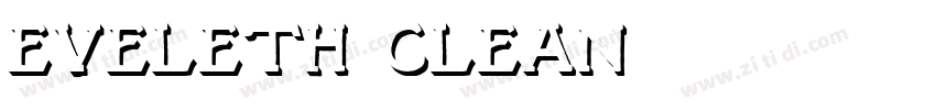 Eveleth Clean字体转换